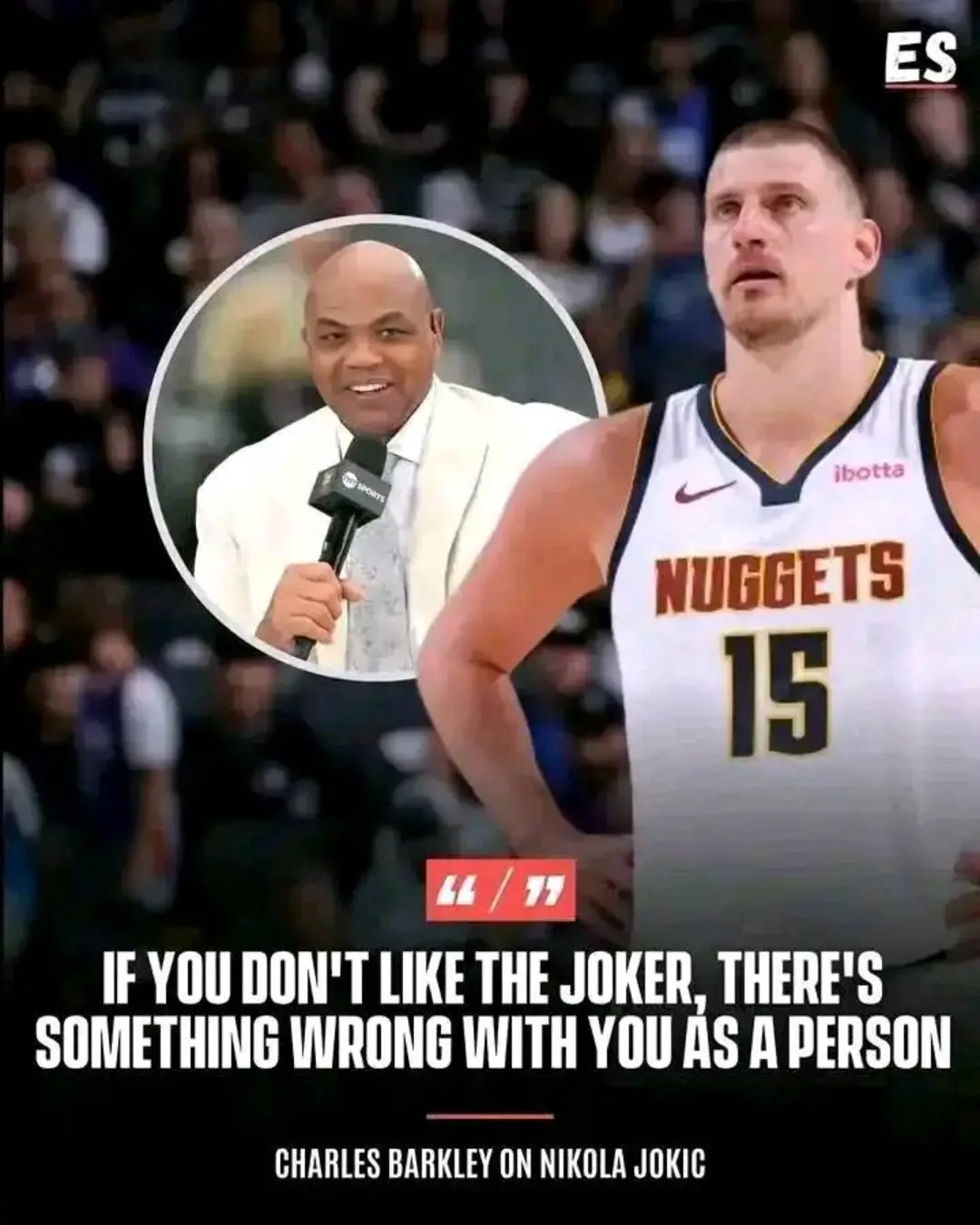 ESPN REVIEW: Agree 💯 Charles Barkley Showing Love to Mr MVP Nikola Jokic: "No Super Team, No Drama, They Make Me Feel Good About My Sport" I'm So Grateful to Have You Here