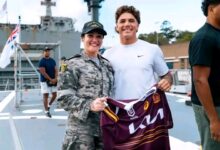 All Eyes on Sydney as Reece Walsh Makes Grand Entrance on HMS Brisbane