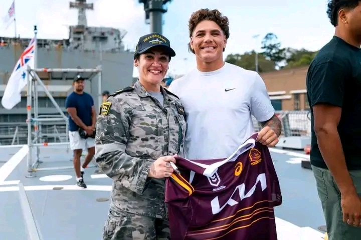 All Eyes on Sydney as Reece Walsh Makes Grand Entrance on HMS Brisbane