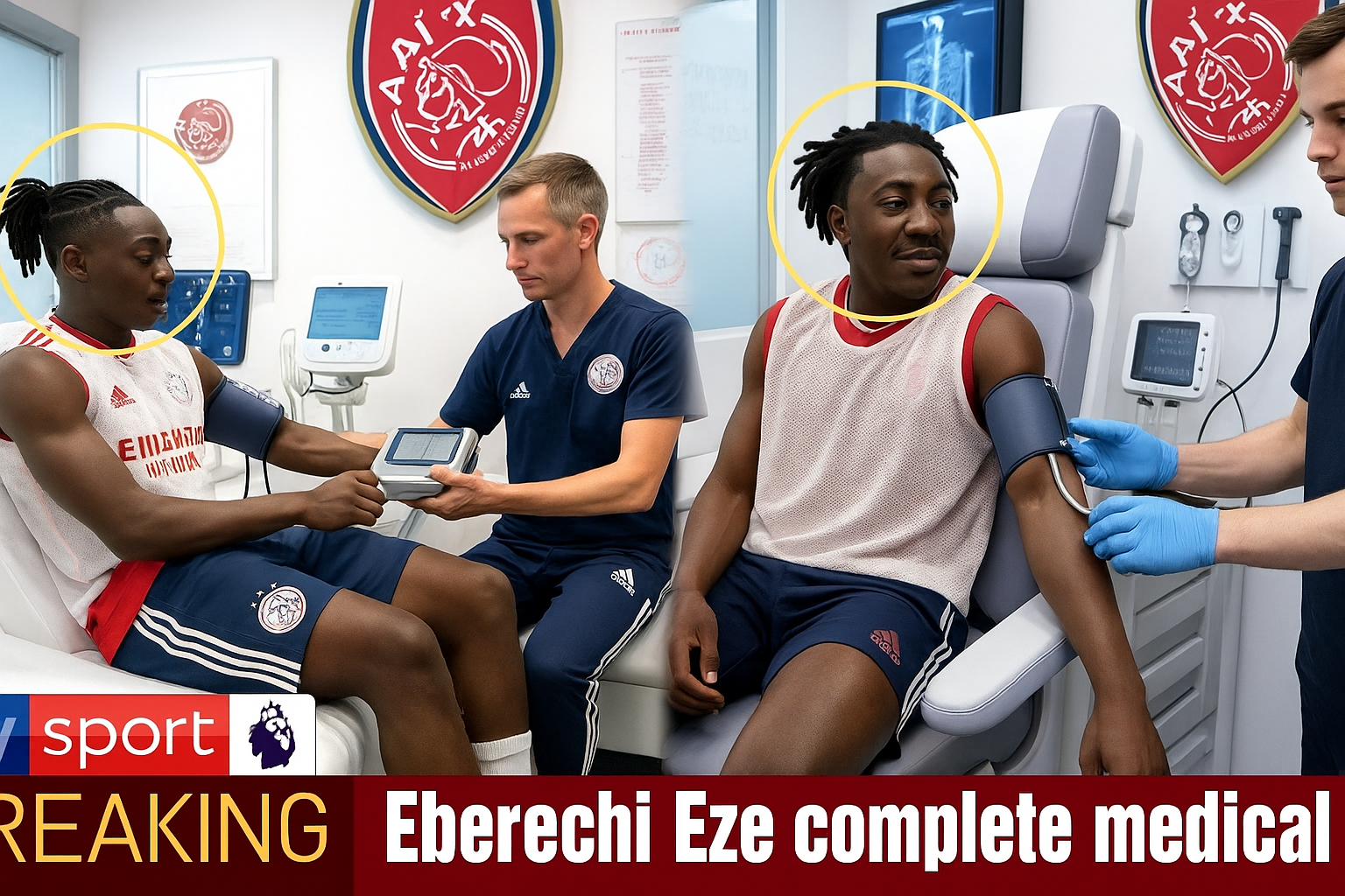 BREAKING: Eberechi Eze GEZIEN tijdens medische keuring bij Ajax in Amsterdam Vandaag, terwijl de Crystal Palace Man zich bij...lees meer