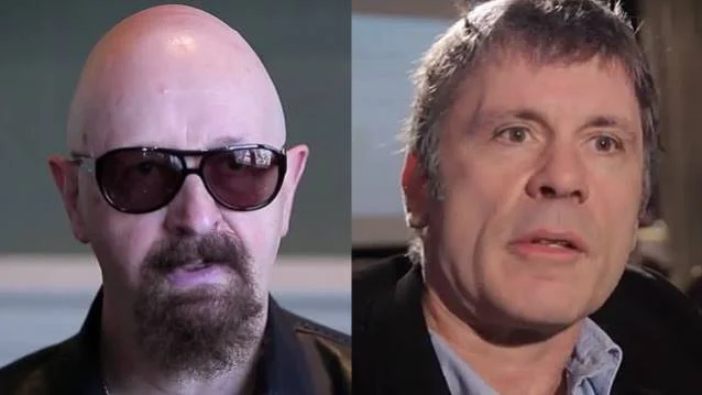 HALFORD Says Controversy Over DICKINSON's Teleprompter Comments Is Much Ado About Nothing